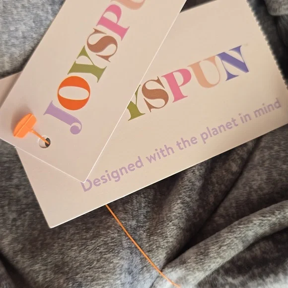 Gray Velour Women's Lounge Wear Pajamas 2-Piece Set with Pink Accents and Socks - Picture 5 of 5